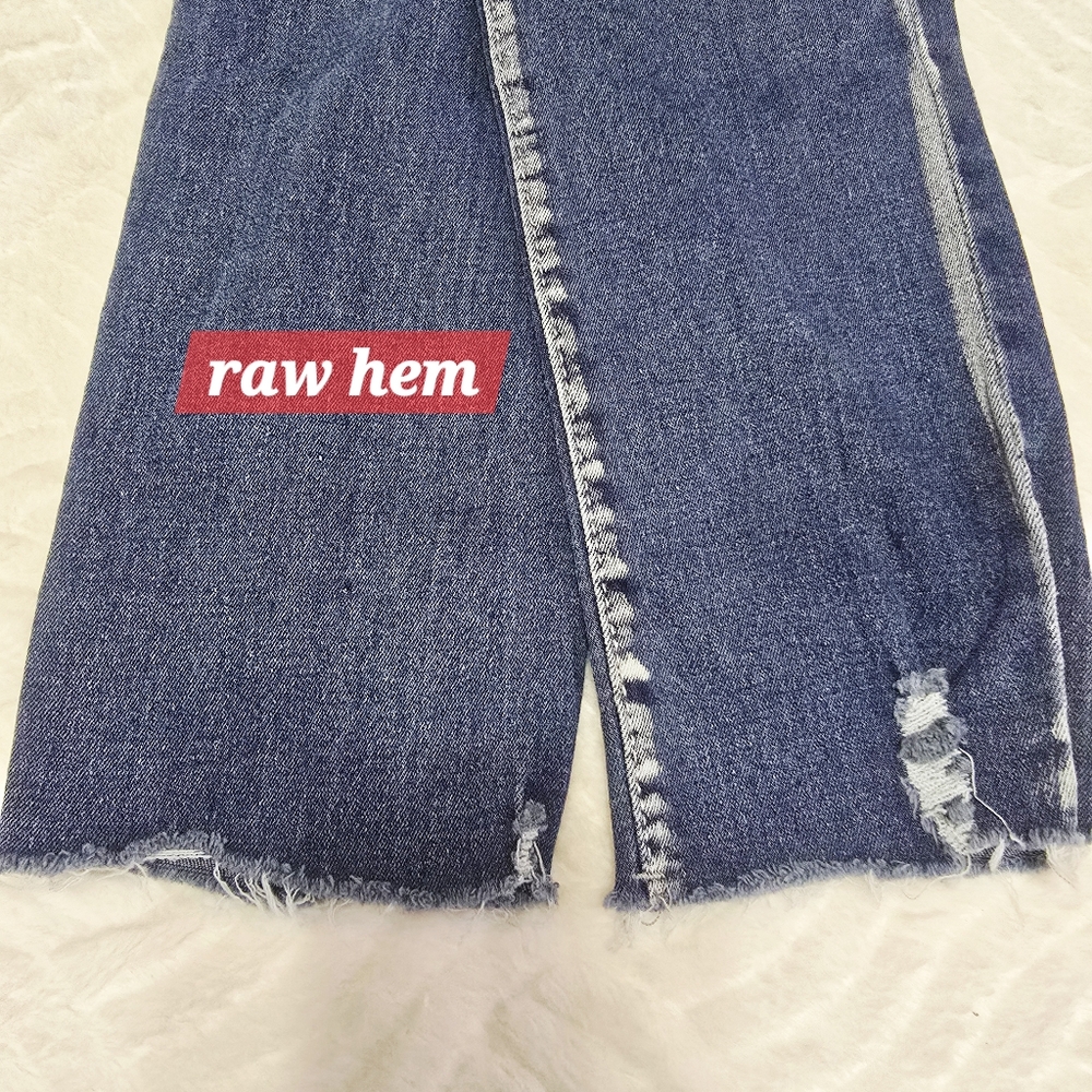 Distressed & Ripped High Rise Skinny Jeans. S - Picture 4 of 8